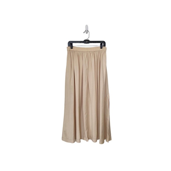 Go Silk Dresses & Skirts - Vintage Beige Silk Long Skirt